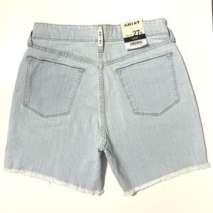 NWT Ariat High Rise Short - Light Wash & Raw Hem - Various Sizes